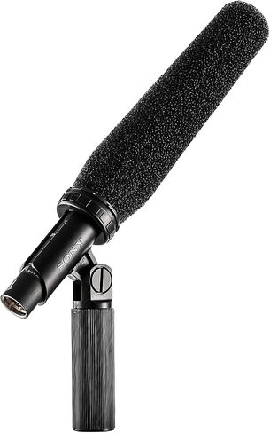 Sony ECM-678/9X Professional Microphone – Low-Noise XLR Electret Condenser Mic for Broadcast, Film, Interviews, & Field Recording + Mic Cleaner + Microfiber Cloth + Cable Ties (Renewed) in Saudi Arabia