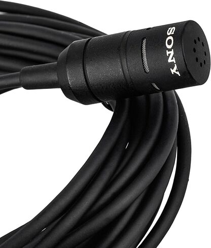 ميكروفون مكثف صغير الحجم ECM-66B من سوني - ميكروفون XLR أحادي الاتجاه للصوت الاحترافي والمقابلات والمسرح والعروض التقديمية + XLR إلى 1/4 TRS + 4X AA مع شاحن + المزيد (متجدد) in Saudi Arabia