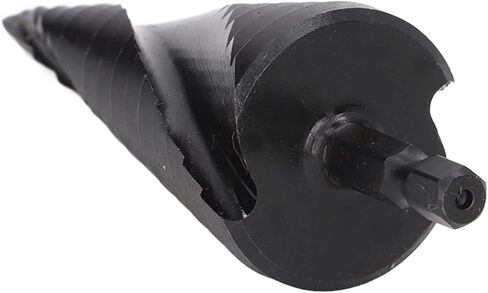 Step Drill HSS Hex Shank Tool, Spiral Groove Pagoda Hole Reamer for Black Metal, and Shockproof, Double Groove Design for Speed and Control, Applicable for Drills with High in Saudi Arabia