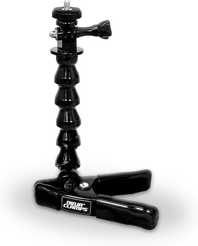 Ninja Clamps™ by Stage Ninja® CAM-10-CB Heavy-Duty Camera Mount with Clamp Base – Flexible 5-Segment Arm in Saudi Arabia