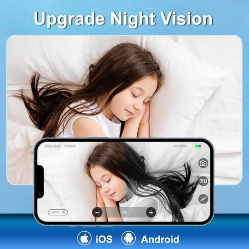 أصغر كاميرا IP لاسلكية واي فاي، كاميرا تجسس صغيرة، تسجيل فيديو HD1080P بث مباشر، مراقبة الطفل، كاميرا مربية، كاميرا للحيوانات الأليفة مع رؤية ليلية تلقائية، كشف الحركة، تخزين سحابي للأمان مع iOS/Android in Kuwait
