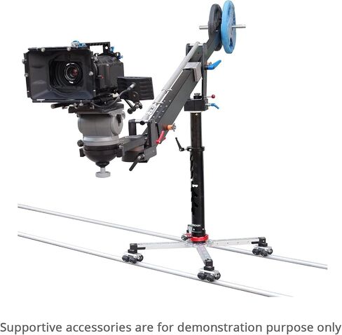 PROAIM Long Offset Euro/Elemac to 150mm Bowl Adapter Bracket. for Film Dollies & Cine-Style Bazookas. Payload up to 100kg/220lb in Saudi Arabia