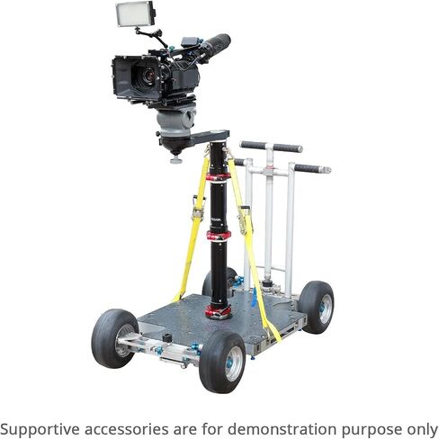 PROAIM Long Offset Euro/Elemac to 150mm Bowl Adapter Bracket. for Film Dollies & Cine-Style Bazookas. Payload up to 100kg/220lb in Saudi Arabia