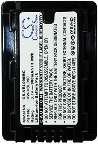 بطارية بديلة XSP لـ SDR-S50N، SDR-H85A، HDC-SD60، SDR-H85K، SDR-H85S، SDR-S50، SDR-T50، HDC-HS60K، HDC-SD60K، HDC-SD40، HDC-TM55K، SDR-S50K، SDR-T50K، SDR-H85، HDC-TM60، حقوق السحب الخاصة-S50 in Kuwait