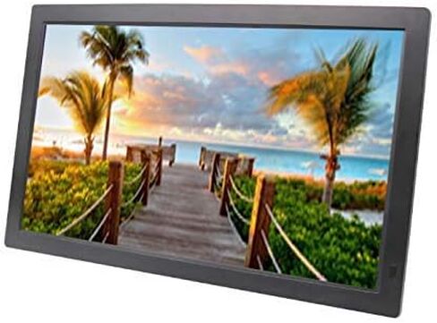 إطارات الصور الرقمية 21.5 بوصة HD 1920 × 1080 دقة عرض عالية السطوع مشغل إعلانات مشغل فيديو ترويجي إطار صورة رقمي مثبت على الحائط، in Kuwait