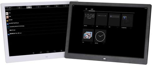 إطار صور رقمي 15.4 بوصة 1280 * 800 دقة عالية 16:9 شاشة FHD IPS إطارات صور رقمية / مشغل موسيقى / فيديو منبه مؤقت تشغيل/إيقاف تلقائي، جهاز تحكم عن بعد، أسود-15 (أسود 15) in Kuwait