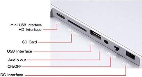 إطارات الصور الرقمية إطار صور رقمي 15.4 بوصة 1280x800 دقة عالية 16:9 FHD IPS شاشة إطارات صور رقمية - 4 ألوان - تدعم مدخل HDMi / 1080P HD Video Pl (ذهبي 15 بوصة) in Kuwait
