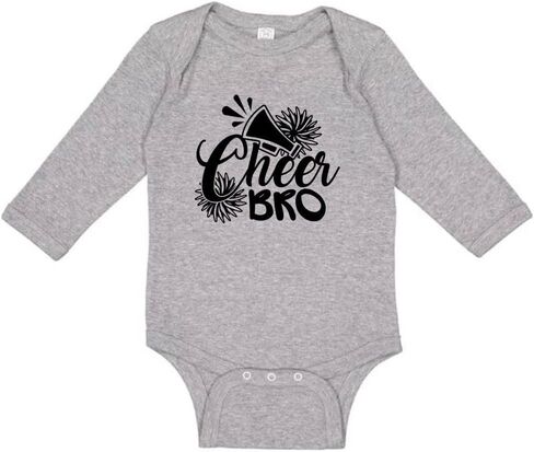 Cheer Bro Brother Long Sleeve Baby Infant Bodysuit in Saudi Arabia