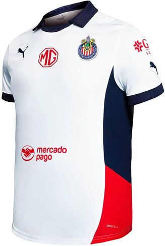 PUMA Kids Boys Chg Away Collared Short Sleeve Replica Jersey 24-25 كاجوال - أبيض in Kuwait