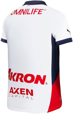 PUMA Kids Boys Chg Away Collared Short Sleeve Replica Jersey 24-25 كاجوال - أبيض in Kuwait