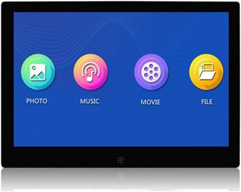 إطار صور رقمي، شاشة لمس IPS مقاس 13.3 بوصة، شاشة HD عالية الدقة 1280 × 800 - منبه تقويم الصور/الموسيقى/مشغل الفيديو ومؤقت تشغيل/إيقاف تلقائي، يدعم USB وبطاقة SD، in Kuwait