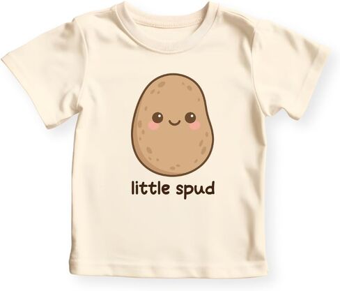 Littls Spud Baby Bodysuit, Toddler, Kids T-Shirt - Cute Potato Outfit for Children Funny Potato Tee in Saudi Arabia