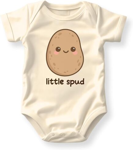 Littls Spud Baby Bodysuit, Toddler, Kids T-Shirt - Cute Potato Outfit for Children Funny Potato Tee in Saudi Arabia