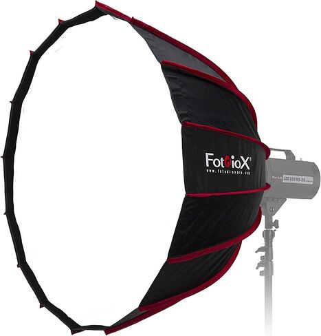 Fotodiox 36in EZ-Pro DLX Parabolic Softbox with Balcar, Alien Bees & Einstein Compatible Speedring - Quick Collapsible 36in (90cm) Softbox with Silver Reflective Interior with Double Diffusion in Saudi Arabia