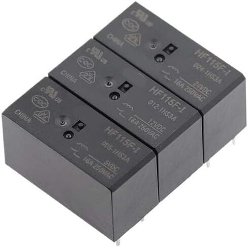HF-115F-I -005 012 024-1HS3A مجموعة واحدة من 6 دبوس 16A250VAC مفتوحة عادة (10 قطع، HF115F-I-024-1HS3A) in Saudi Arabia
