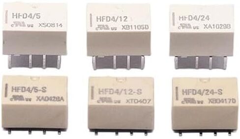 5 قطعة مرحل HFD4/512 24VDC 2A 8-Pin تحويل مجموعتين (5 قطعة HFD4-5V) in Saudi Arabia