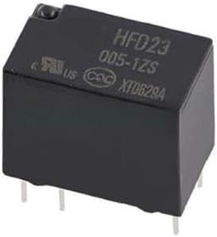 10 قطعة مرحل HFD23-005-1ZS HFD23-012 024-1ZS 6-pin 1A، واحد مفتوح وواحد مغلق (HFD23-024-1ZS) in Saudi Arabia