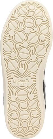 Dr. Scholl's Women's Rebel Sport Sneaker Black/Off White Leather 8.5 M in Saudi Arabia