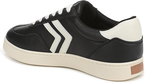 Dr. Scholl's Women's Rebel Sport Sneaker Black/Off White Leather 8.5 M in Saudi Arabia
