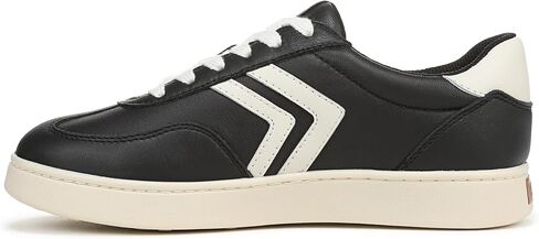 Dr. Scholl's Women's Rebel Sport Sneaker Black/Off White Leather 8.5 M in Saudi Arabia