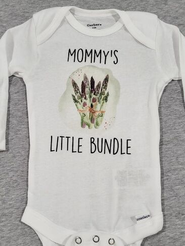 Asparagus Bundle - Baby Boy Girl Clothes Infant Bodysuit Funny Cute Newborn in Saudi Arabia