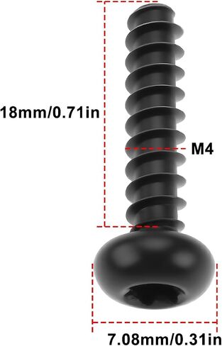 SING F LTD 20pcs M4X18mm Lawn Mower Replacement Screw 660466001Compatible with Ryobi RY29550 RY30530 RY30550 in Saudi Arabia