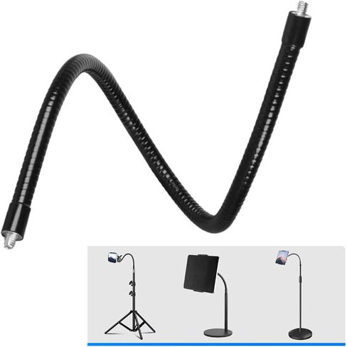 Stainless Steel Tripod Threaded Screw Adapter 1/4 Inch Male to 3/8 Inch Male Goosenecks Hose for Camera Light Stand in Saudi Arabia
