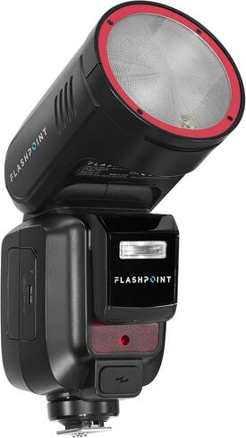 Flashpoint X100 TTL R2 فلاش رأس مستدير ليثيوم أيون على الكاميرا in Saudi Arabia