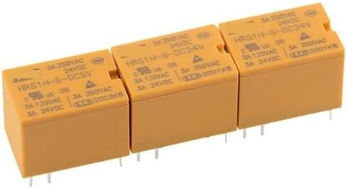 10 قطعة التتابع HRS1H-S-DC5V HRS1H-S-DC12V 24 فولت تحويل مصغر 6 دبوس 3A (HRS1H-S-DC24V) in Saudi Arabia