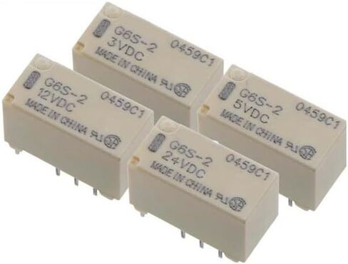 10 قطعة G6S-2-5VDC G6S-2-12VDC G6S-2-24VDC تيار مستمر 5 فولت 12 فولت 24 فولت التتابع (10 قطعة G6S-2-12VDC) in Saudi Arabia
