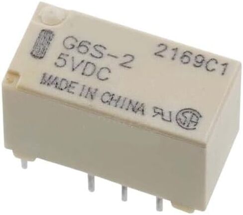 10 قطعة G6S-2-5VDC G6S-2-12VDC G6S-2-24VDC تيار مستمر 5 فولت 12 فولت 24 فولت التتابع (10 قطعة G6S-2-12VDC) in Saudi Arabia