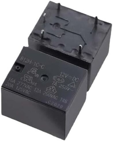 10 قطعة 812H-1C-C-5VDC 812H-1C-C-12VDC 812H-1C-C-24V 5 دبوس التتابع (812H-1C-C-24VDC) in Saudi Arabia