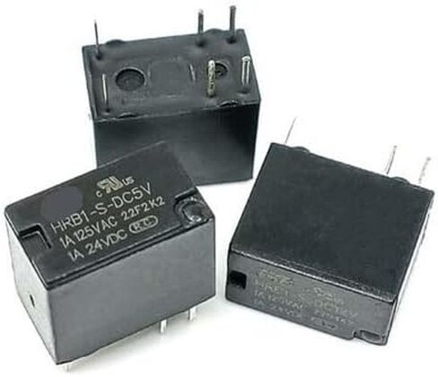 10 قطعة مرحل HRB1-S-DC5V HRB1-S-DC12V DC24V 6 دبابيس 1A واحد مفتوح وواحد مغلق (10 قطعة HRB1-S-DC05V) in Saudi Arabia