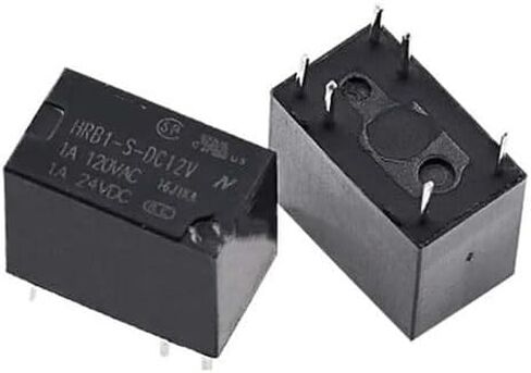 10 قطعة مرحل HRB1-S-DC5V HRB1-S-DC12V DC24V 6 دبابيس 1A واحد مفتوح وواحد مغلق (10 قطعة HRB1-S-DC05V) in Saudi Arabia