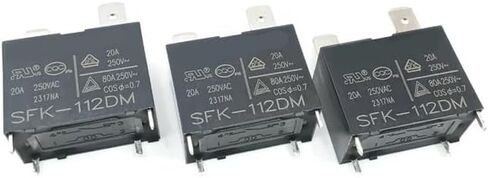 SFK-112DM Air Conditioner Relay SFK-112DM-12VDC SFK-124DM 20A 250VAC 4pins(10PCS SFK-112DM) in Saudi Arabia