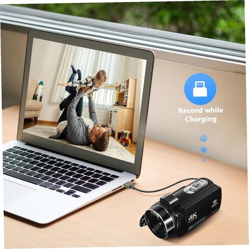 NOLITOY Touchscreen Digital Video Camera for Vlogging Filming Portable Lightweight Design with Microphone High-Definition Recording for Innovative Video Recording and Outdoor Use in Saudi Arabia