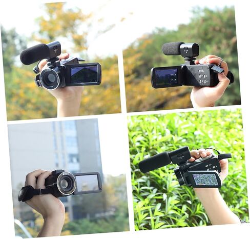 NOLITOY Touchscreen Digital Video Camera for Vlogging Filming Portable Lightweight Design with Microphone High-Definition Recording for Innovative Video Recording and Outdoor Use in Saudi Arabia