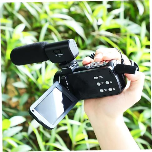 NOLITOY Touchscreen Digital Video Camera for Vlogging Filming Portable Lightweight Design with Microphone High-Definition Recording for Innovative Video Recording and Outdoor Use in Saudi Arabia