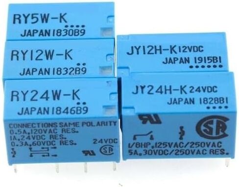 5PCS Relay RY5W-K RY12W-K RY24W-K Signal Relay 8pin 1A(5PCS RY24W-K) in Saudi Arabia