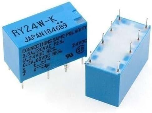 5PCS Relay RY5W-K RY12W-K RY24W-K Signal Relay 8pin 1A(5PCS RY24W-K) in Saudi Arabia