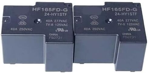 5 قطعة مرحل HF165FD-G-12/24-HY1STF 40A مجموعة مفتوحة عادة 4 دبوس (HF165FD-G-12-HY1STF) in Saudi Arabia