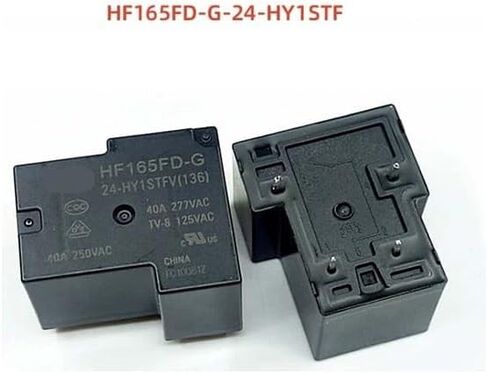 5 قطعة مرحل HF165FD-G-12/24-HY1STF 40A مجموعة مفتوحة عادة 4 دبوس (HF165FD-G-12-HY1STF) in Saudi Arabia