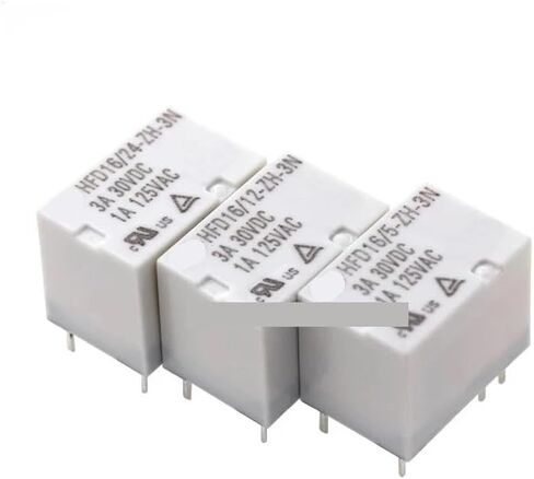 50 قطعة التتابع HFD16/05-ZH-3N HFD16/12-ZH-3N HFD16/24-ZH-3N 5VDC 12VDC 24VDC 3A 30VDC 6PIN(HFD16 24-ZH-3N) in Saudi Arabia