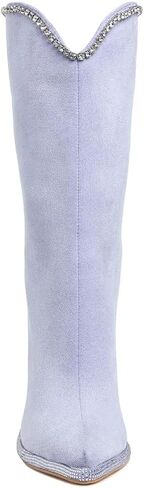 London Rag Ashipa Diamante Chain Detail Calf Boots in Kuwait