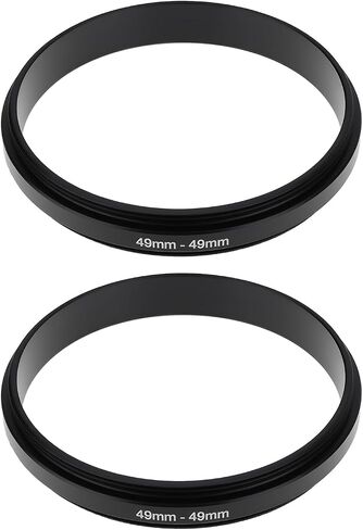 The Lord of the Tools 2Pcs 49mm-49mm Male to Male Lens Adapter Ring for Macro Photography in Saudi Arabia