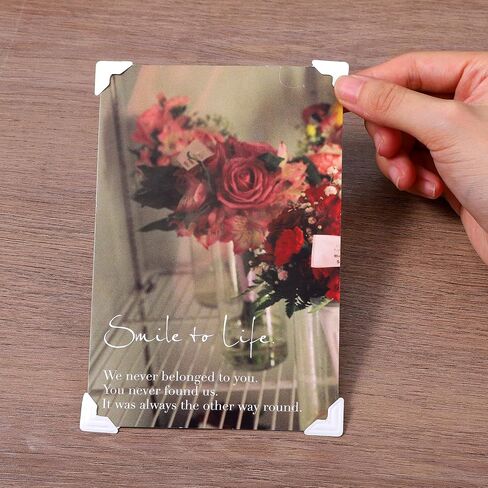 Guduling 600pcs Photo Corner Stickers, Self-Adhesive Scrapbook Corner Stickers, White Picture Corners for Scrapbooking, Photo Album, Journal Memory Books, Diaries in Kuwait