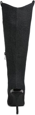 London Rag Ridda Metallic Cap Toe Denim Boots in Kuwait