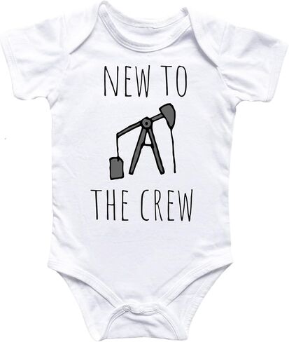 Oil Field - Baby Boy Girl Clothes Infant Bodysuit Funny Cute Newborn in Saudi Arabia