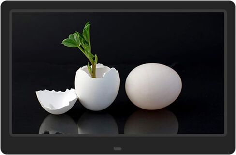إطارات صور رقمية 12.5 بوصة إلكترونية عن بعد، مشغل صور وفيديو ذكي، دقة 1366 * 768، حامل جداري ثنائي الأغراض، أبيض، أسود، in Kuwait