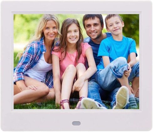 إطار صورة رقمي، إطار صور رقمي 1024 * 600 دقة عالية كاملة IPS 16:9 عرض صورة ومشغل فيديو وموسيقى تقويم منبه تلقائي ومؤقت إيقاف للإعلانات الإلكترونية، in Kuwait